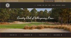 Desktop Screenshot of countryclubofwhisperingpines.com